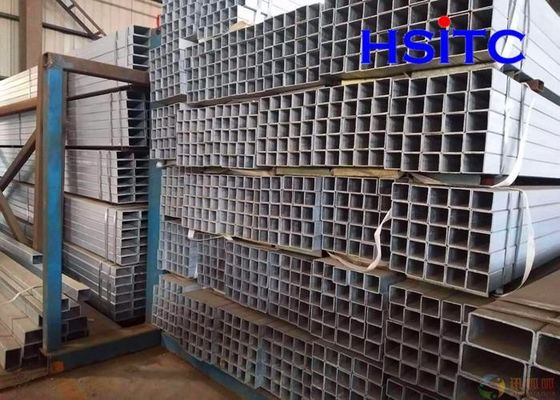 हवाई अड्डा संरचना 100 X 100 हल्के स्टील SHS स्टील ट्यूब JIS G3466