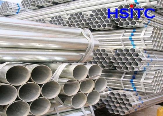A53 Astm 20 फुट 2 इंच जस्ती पाइप जस्ता लेपित