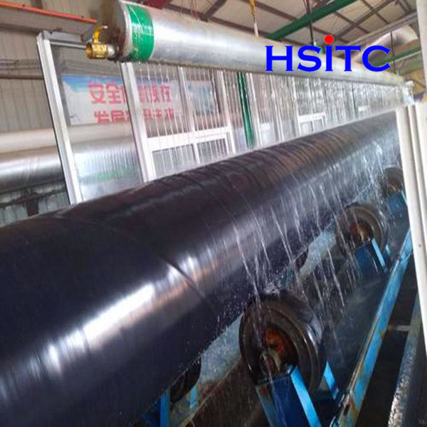 Din30670 3lpe X42 डबल डूब आर्क वेल्डेड पाइप 508 MM 0