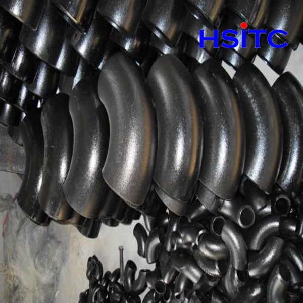 Astm A234 sch20 कार्बन स्टील पाइप कोहनी 90 डिग्री 0